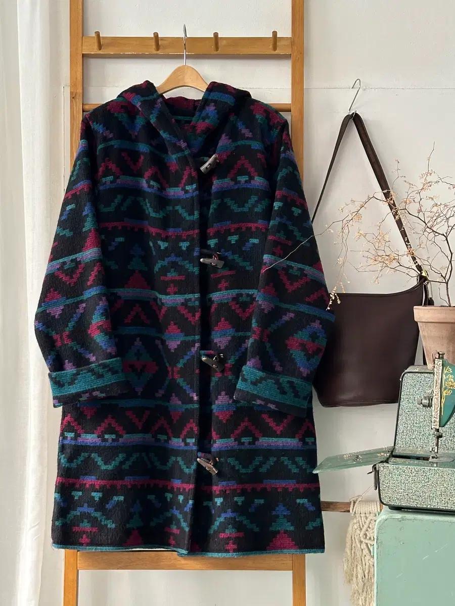 WOOL RICH 90s 울리치 아즈텍 코트
