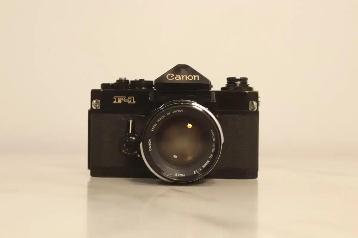 캐논 플레그쉽 필름 카메라 Old F-1+FL 55mm F 1.2