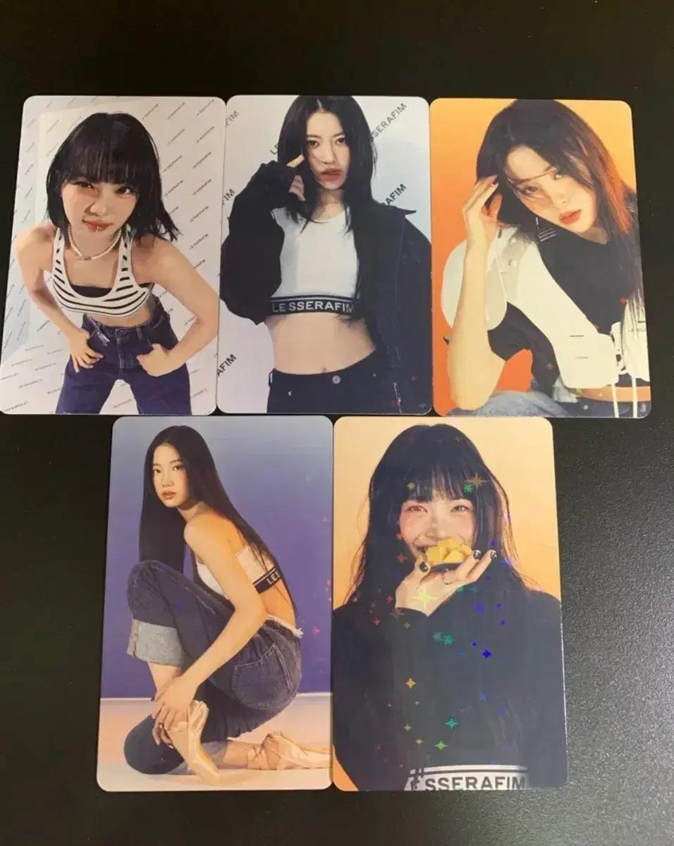 르세라핌 위버스 재팬 언포기븐 예구 특전 포카 포토카드