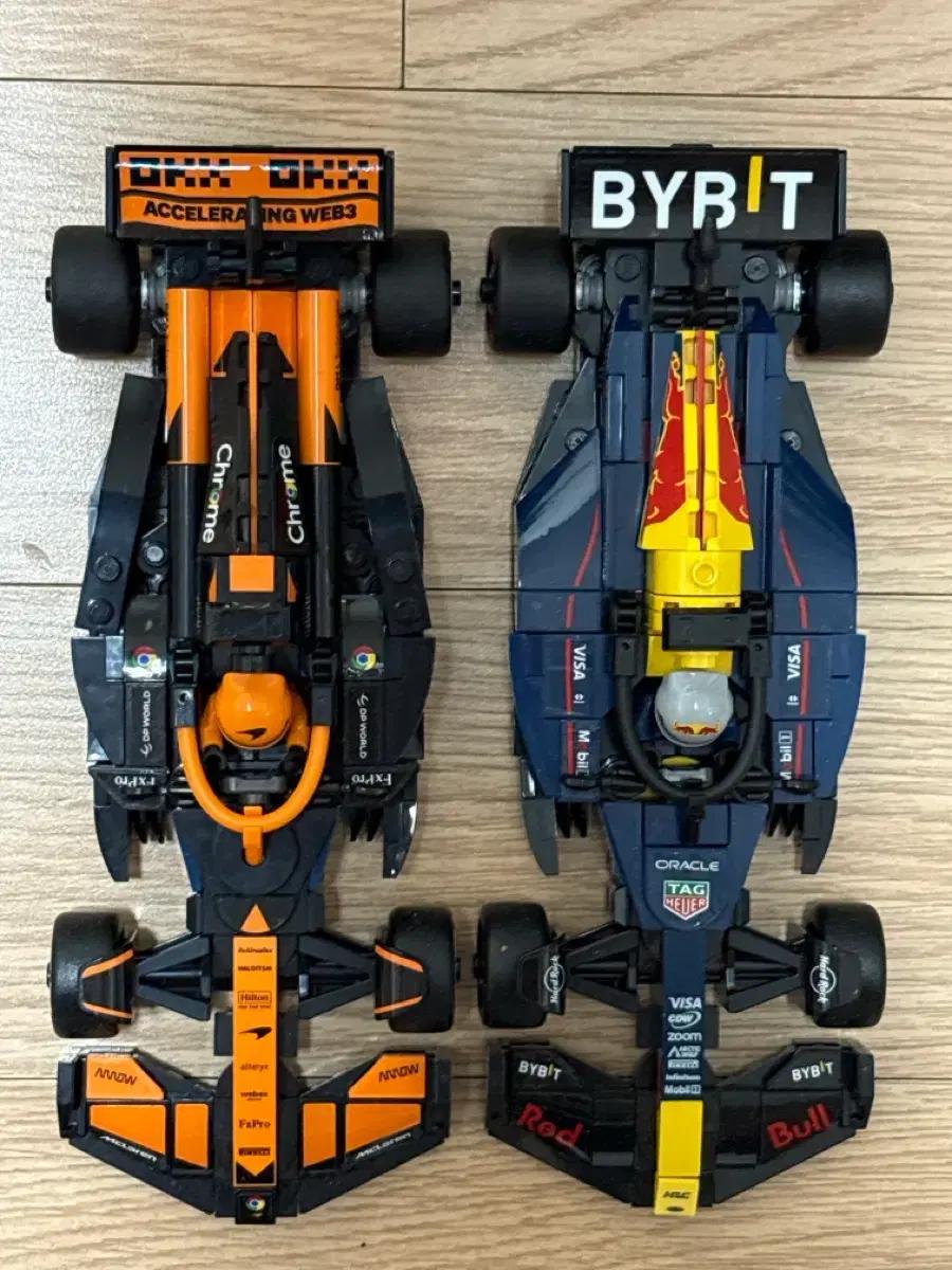 레고 스피드 챔피언 f1 레드불 rb20 멕라렌mcl38