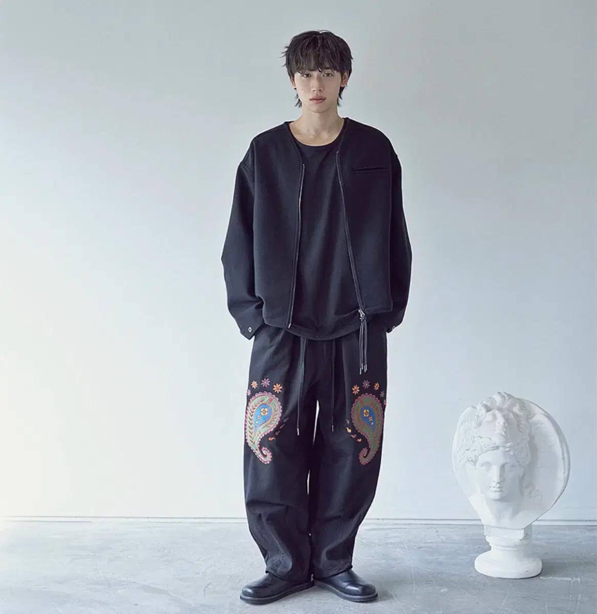 어낫띵 울 집업 자켓 a nothing
