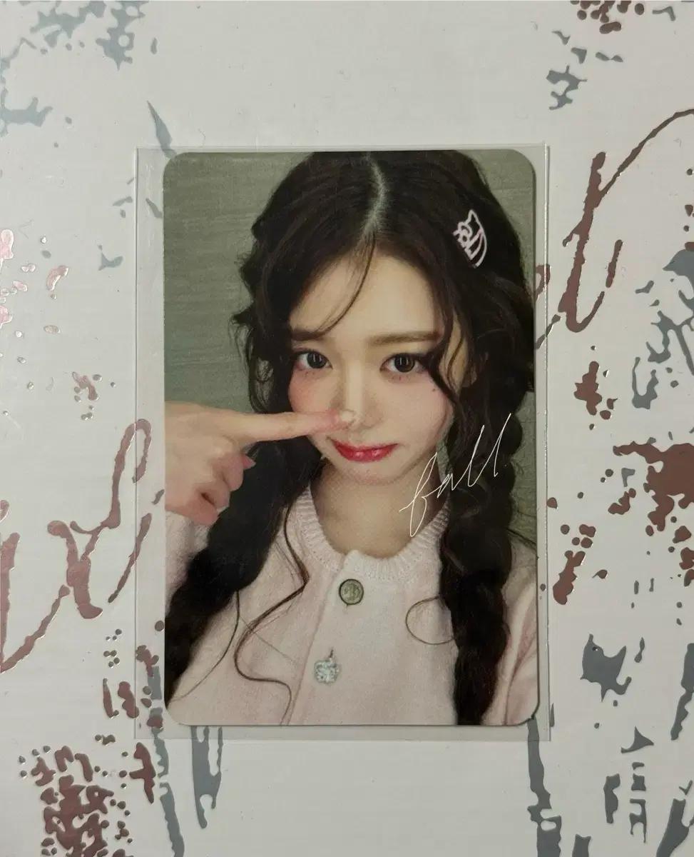 (현물) 아이브 장원영 중국 예티몰 럭키드로우 럭드 포카 포토카드