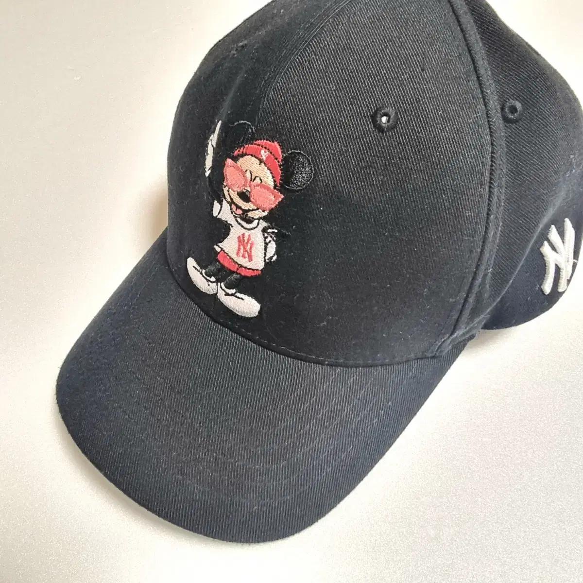 MLB 뉴욕 양키즈 미키마우스 볼캡 블랙