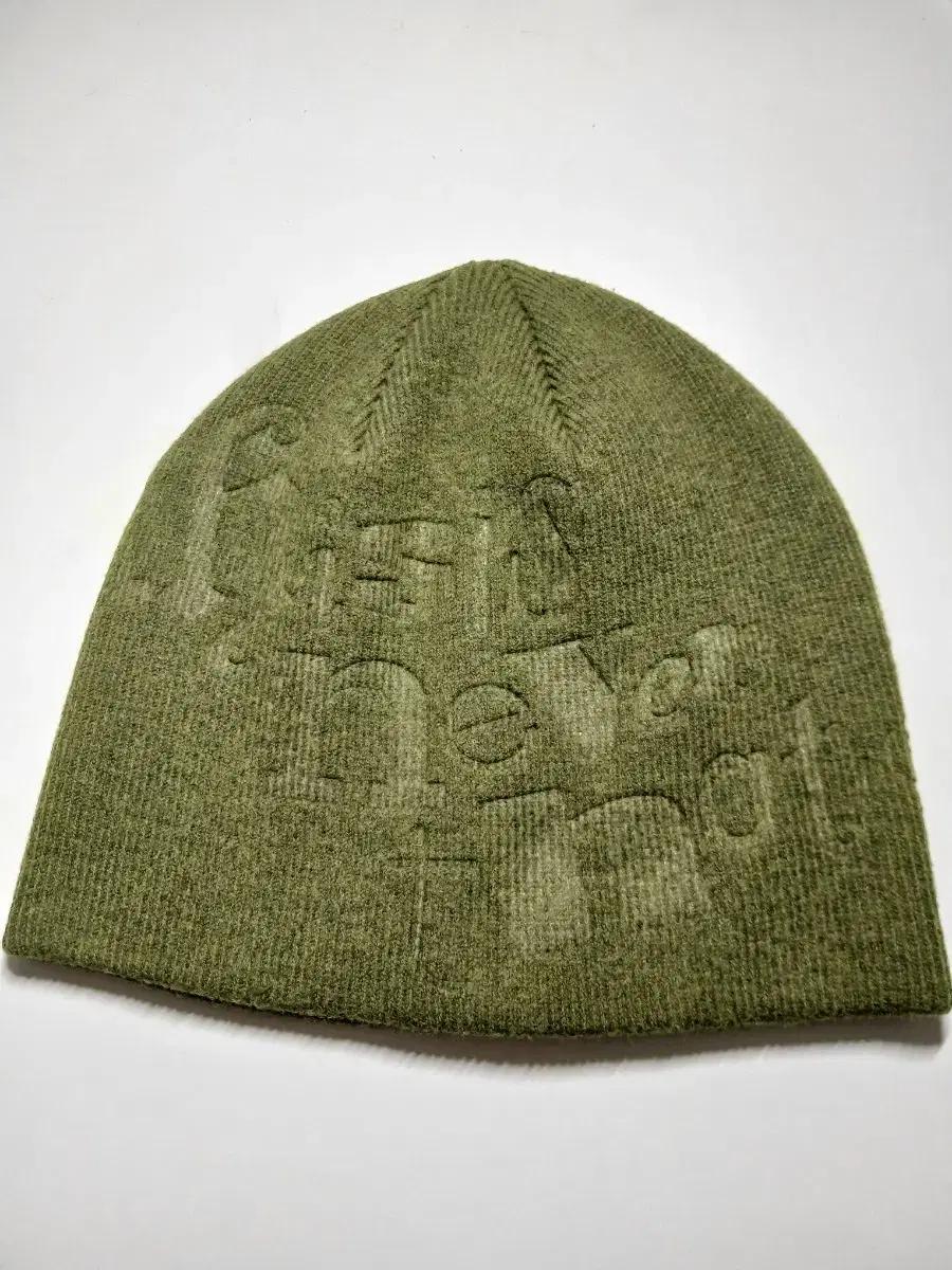 디스이즈네버댓 비니 Debossed No Cuff Beanie Olive