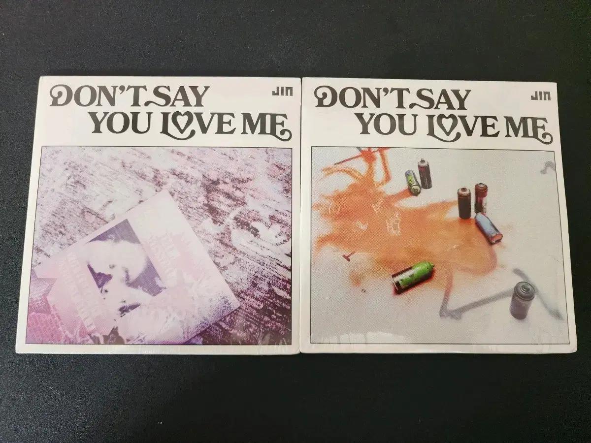 방탄 진 Don't say you love me 싱글 single cd