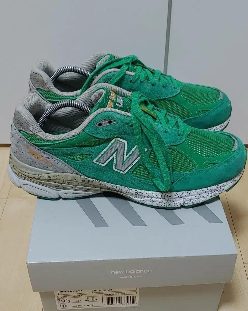 뉴발란스 990v3 메이드 인 USA 보스턴 그린 W290