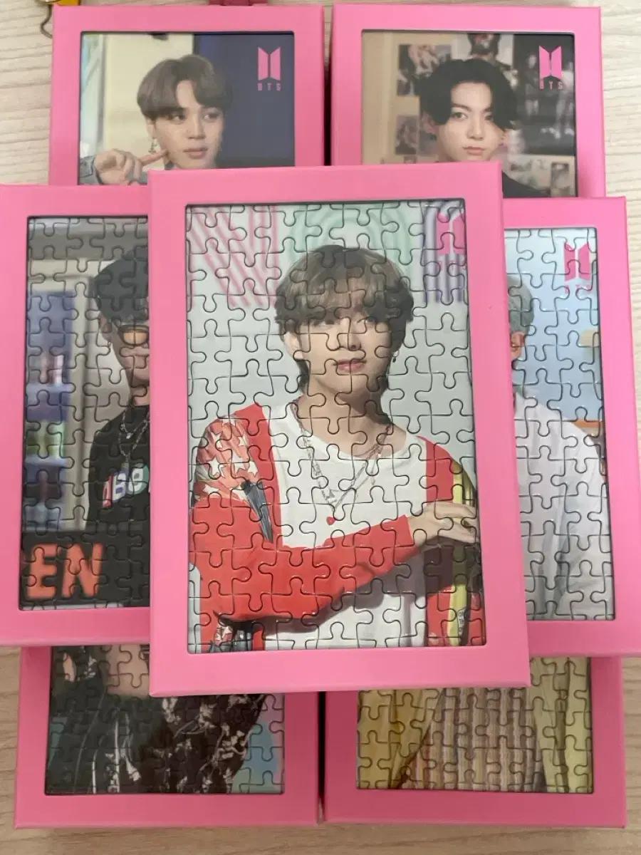 방탄소년단 BTS 사진 퍼즐 액자 세트 일괄