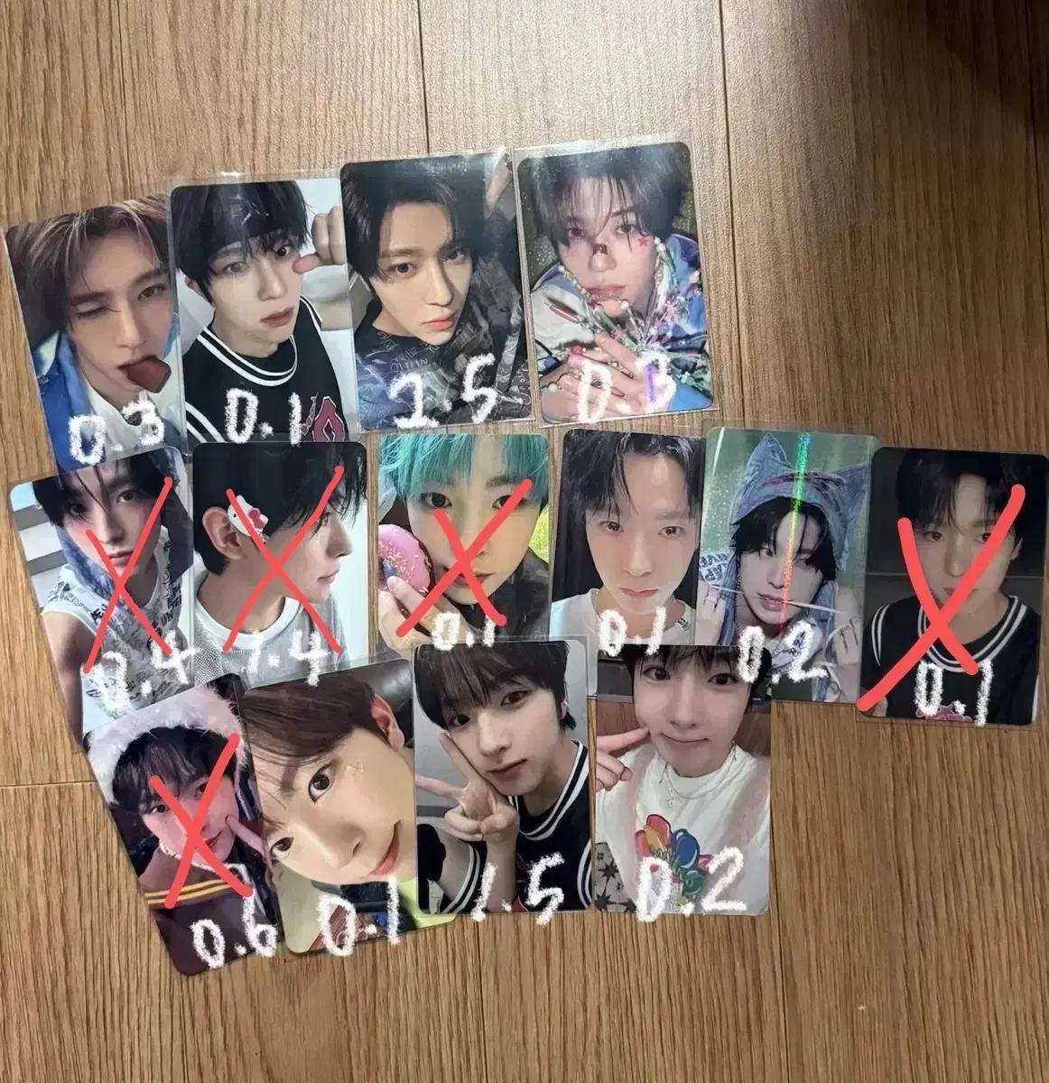 엔시티위시 nct wish 포카 양도합니다 시온리쿠유우시재희료사쿠야