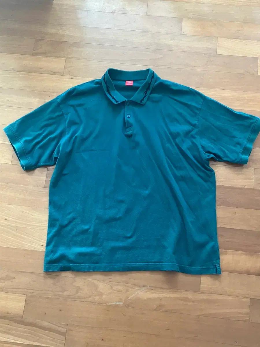 VANS SKATE MESH POLO RAIN FOREST XL