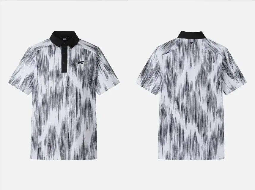 PXG 남성 썸머 패턴 카라 티셔츠
