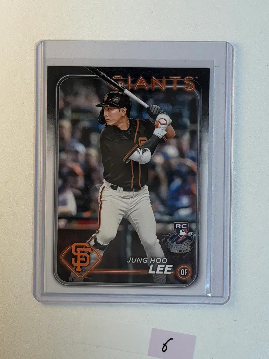 이정후 2024 RC Topps MLB 야구카드
