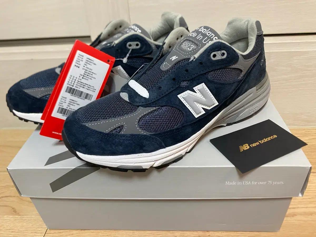 (새상품)뉴발란스 993 네이비 260