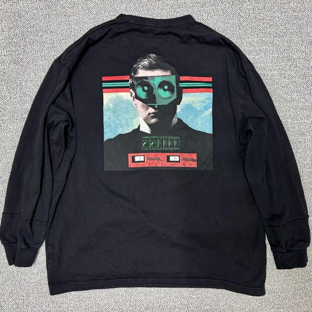 언더커버 X GU 롱슬리브 블랙 (XL)