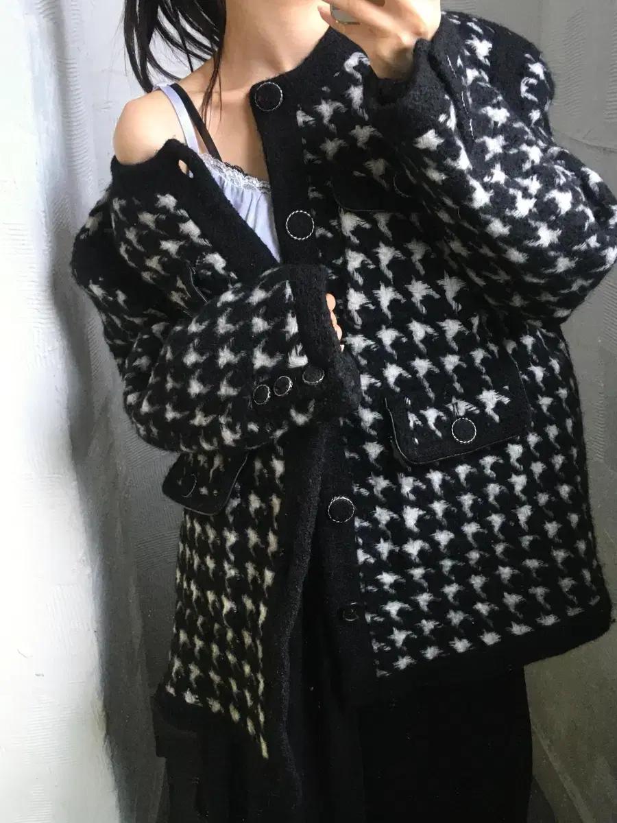 ADERERROR 아더에러 22FW 하운드투스패턴 트위드 자켓