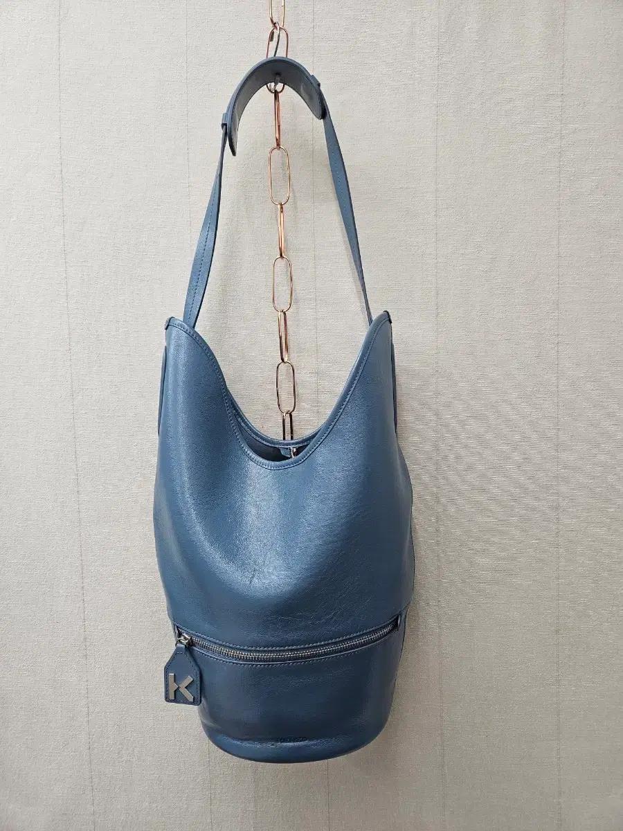 겐조 KENZO 블루가죽 숄더백