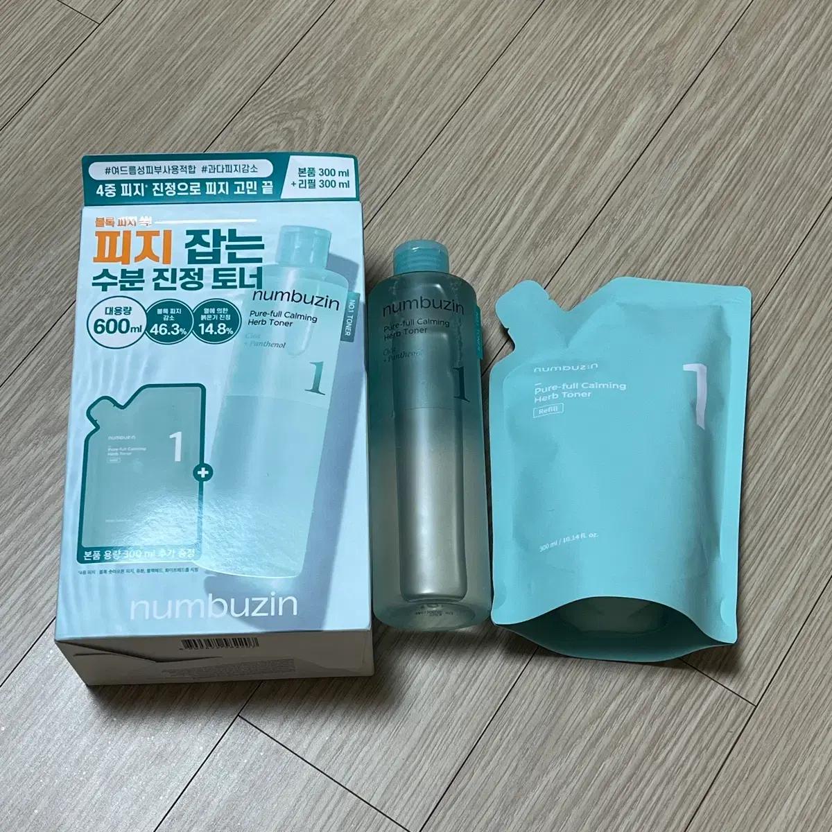 넘버즈인 1번 진정 맑게담은 청초토너 본품 리필