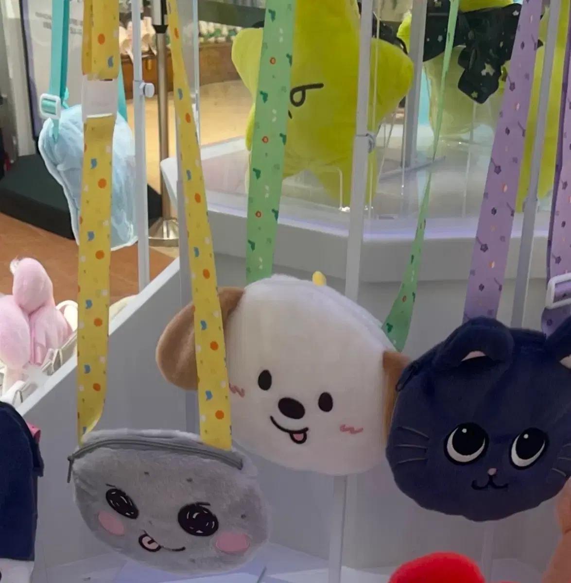 라이즈 에버랜드 멍룡이 파우치백 인형가방