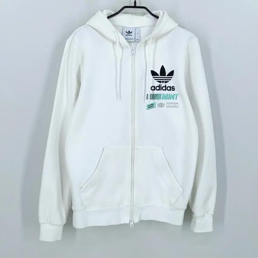 아디다스 여성 춘추 BODEGA후드집업 미색85 (HU43415)