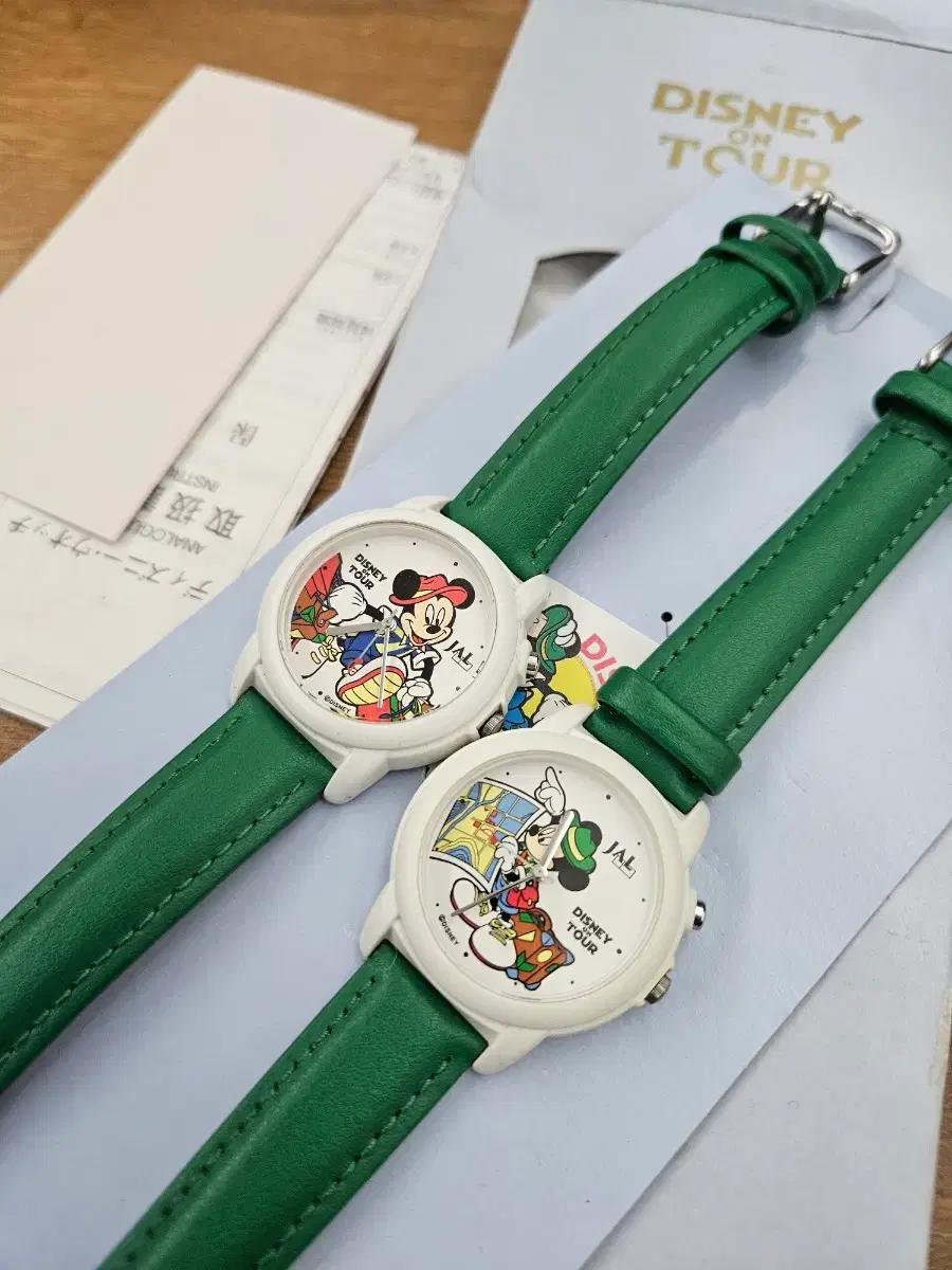 JAL 90s 스와치 Swatch 미키 마우스 세트 디즈니 한정판