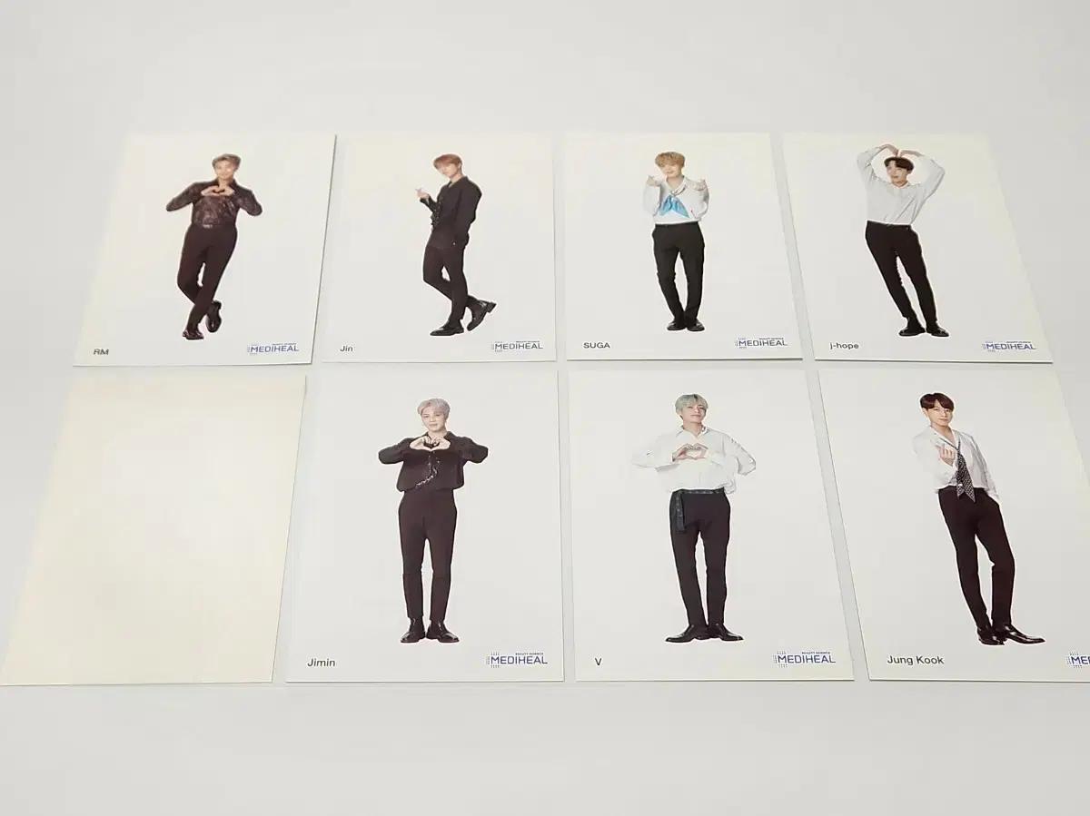 bts 방탄 일본 메디힐 엽서 japan mediheal postcard