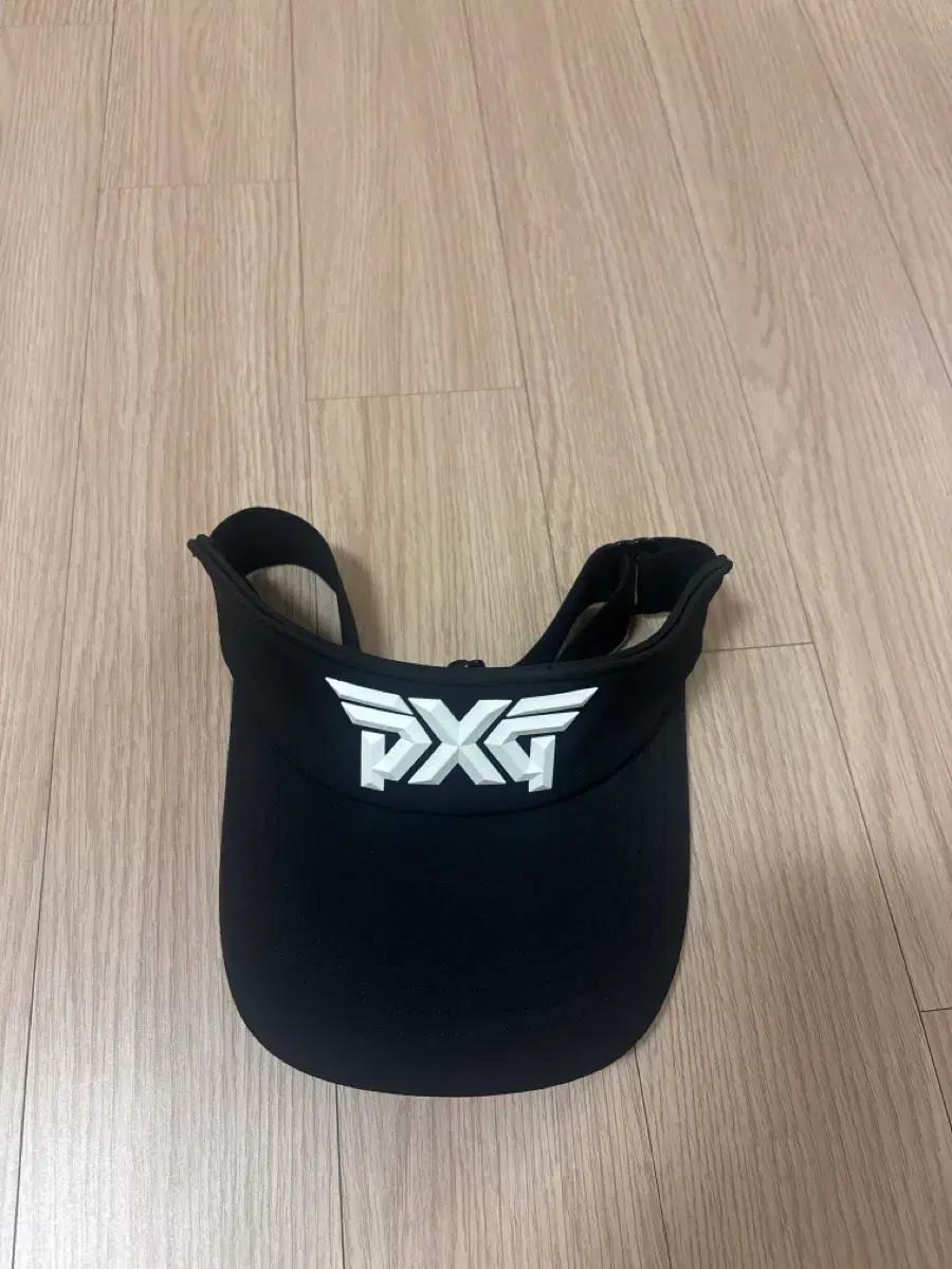 PXG 블랙 골프 썬캡 바이저