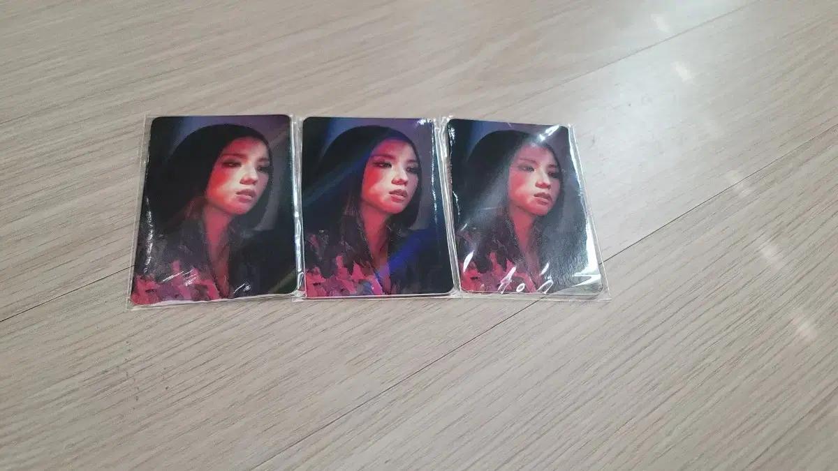 블랙핑크 HOURGLASS 더세임이 특전 홀로그램 포토카드 세트