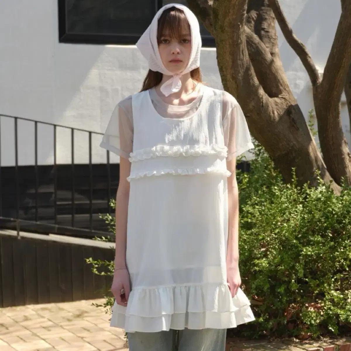 (새상품) 마가린핑거스 - mixed frill mini onepiece