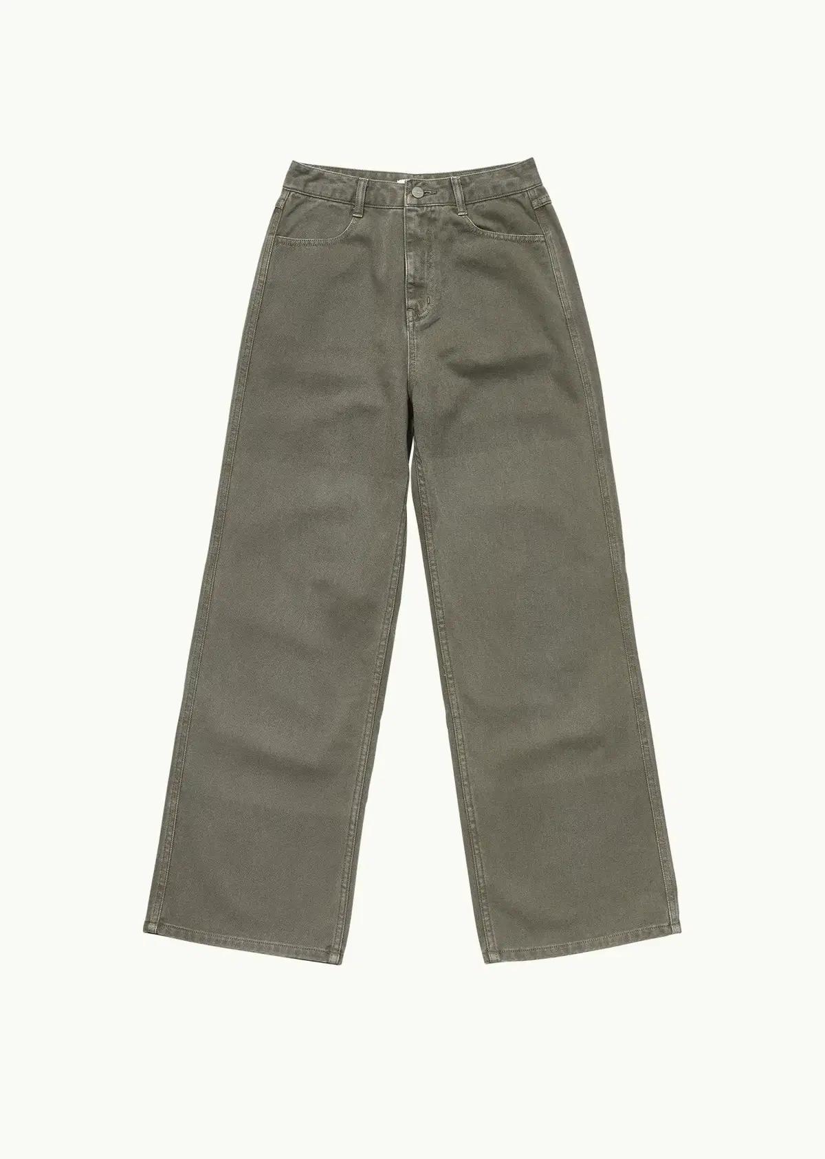 아모멘토(AMOMENTO) 세미 와이드 부츠컷 데님