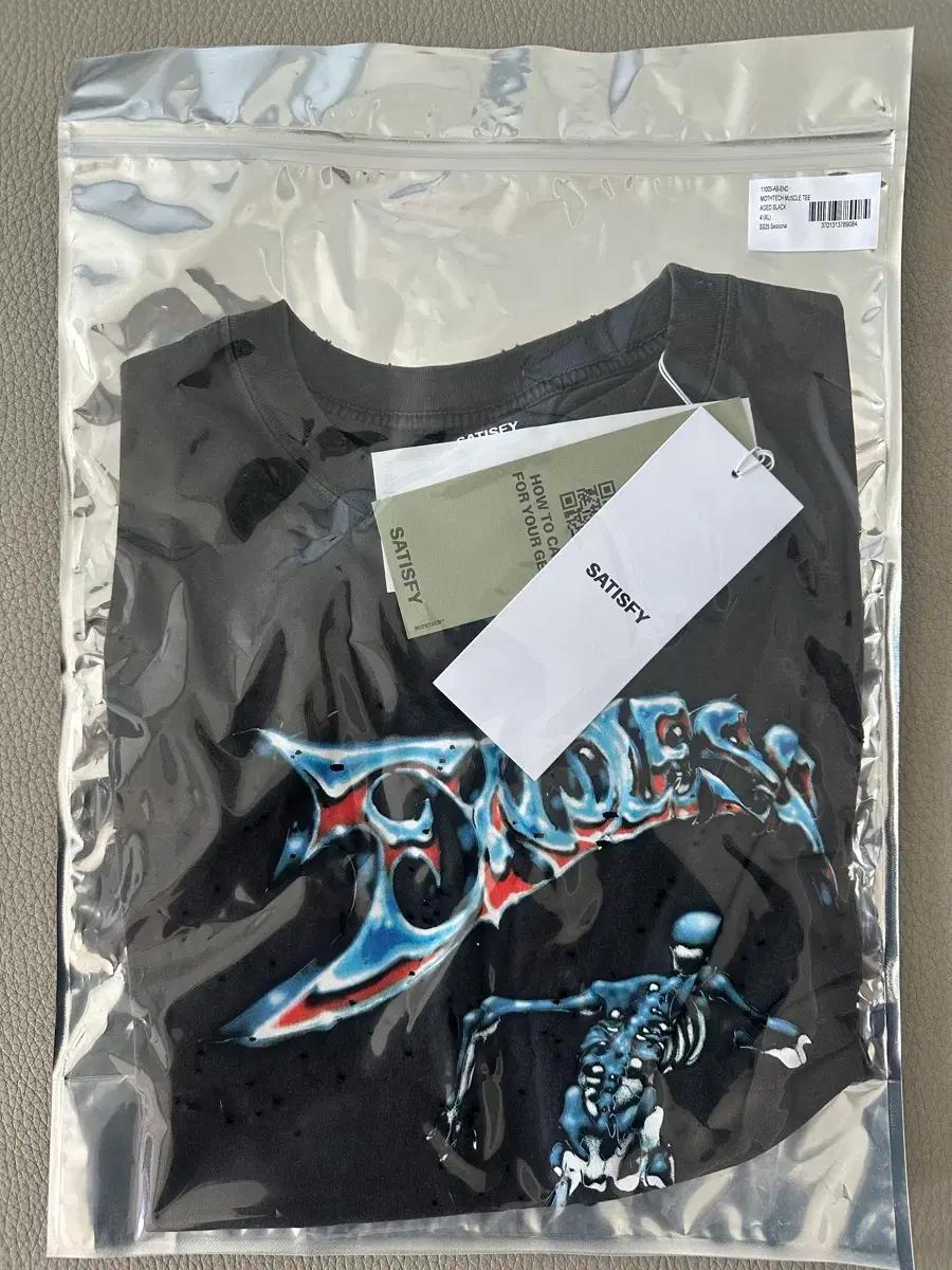 SATISFY 모스텍 머슬 티셔츠 블랙 XL