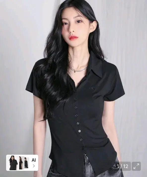 어반드레스 반팔 블라우스