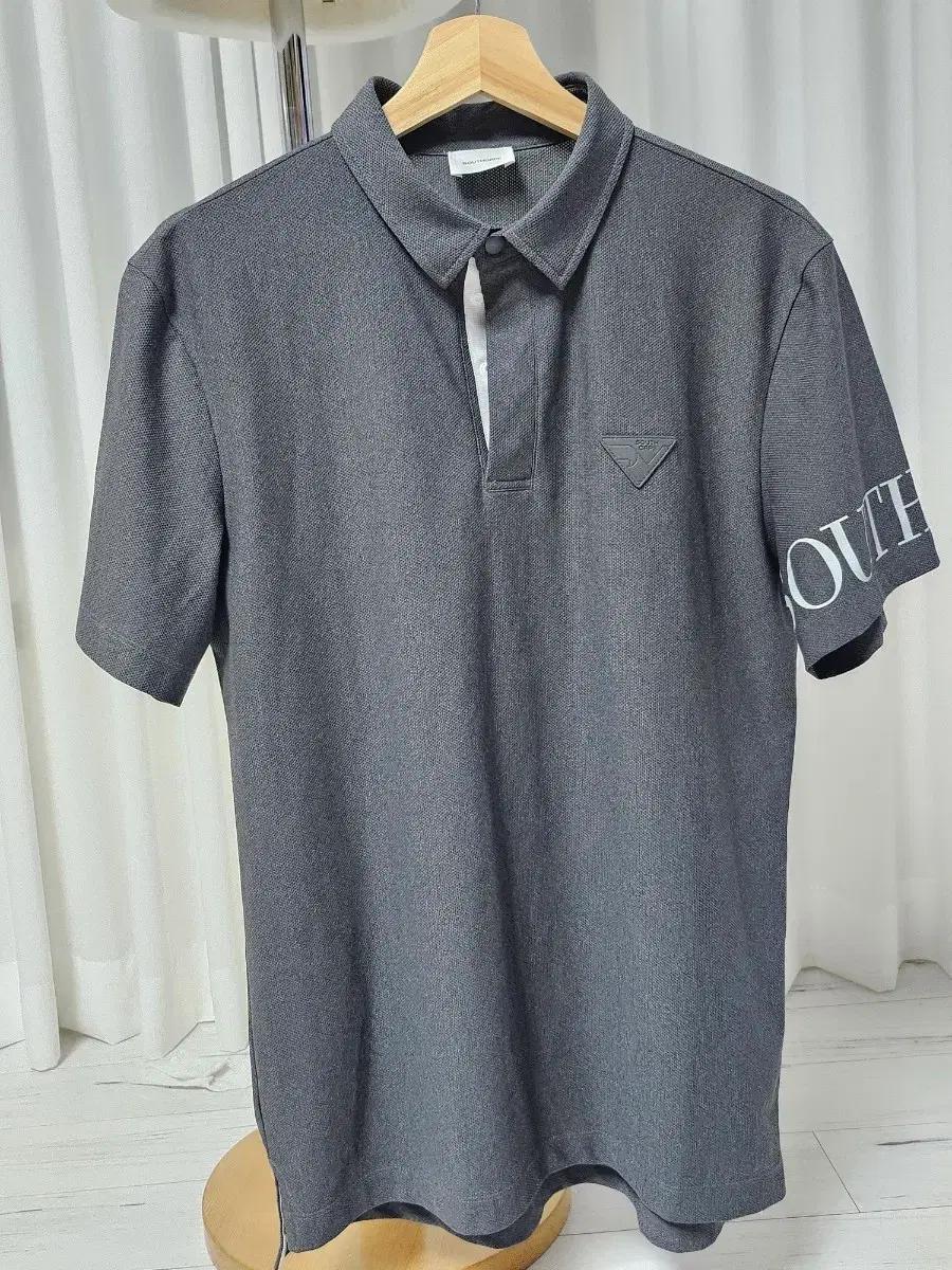 사우스케이프 SOUTHCAPE 남성 기능성 반팔 카라티 다크그레이 100(L)