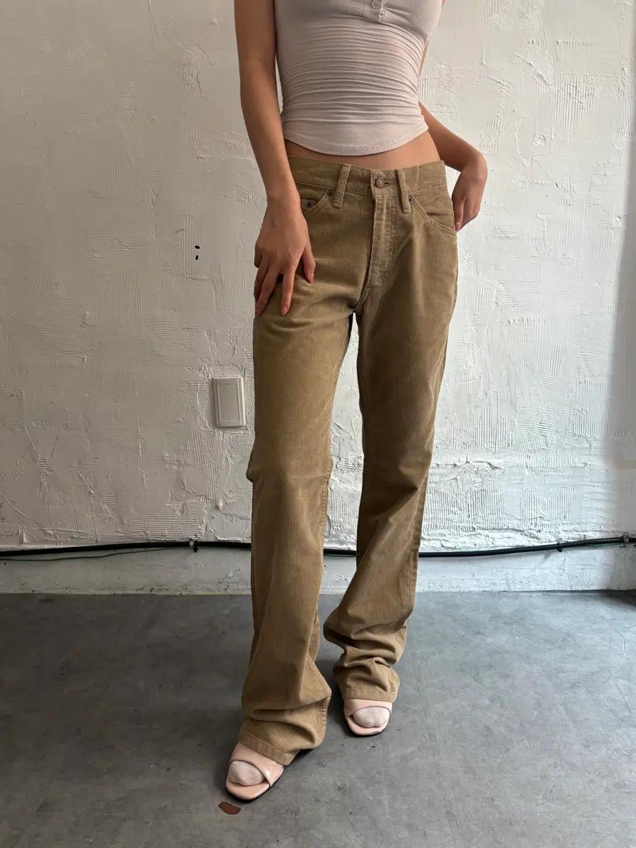 Levis 리바이스 브라운 517 골덴 팬츠