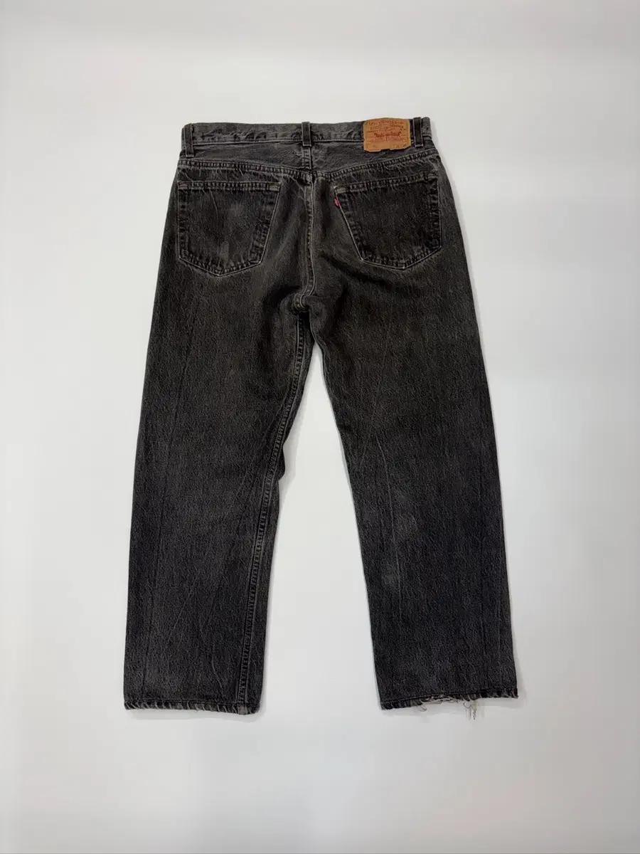 (34) 90s Levis 리바이스 501 USA 빈티지 흑청 워시드 데님 팬츠