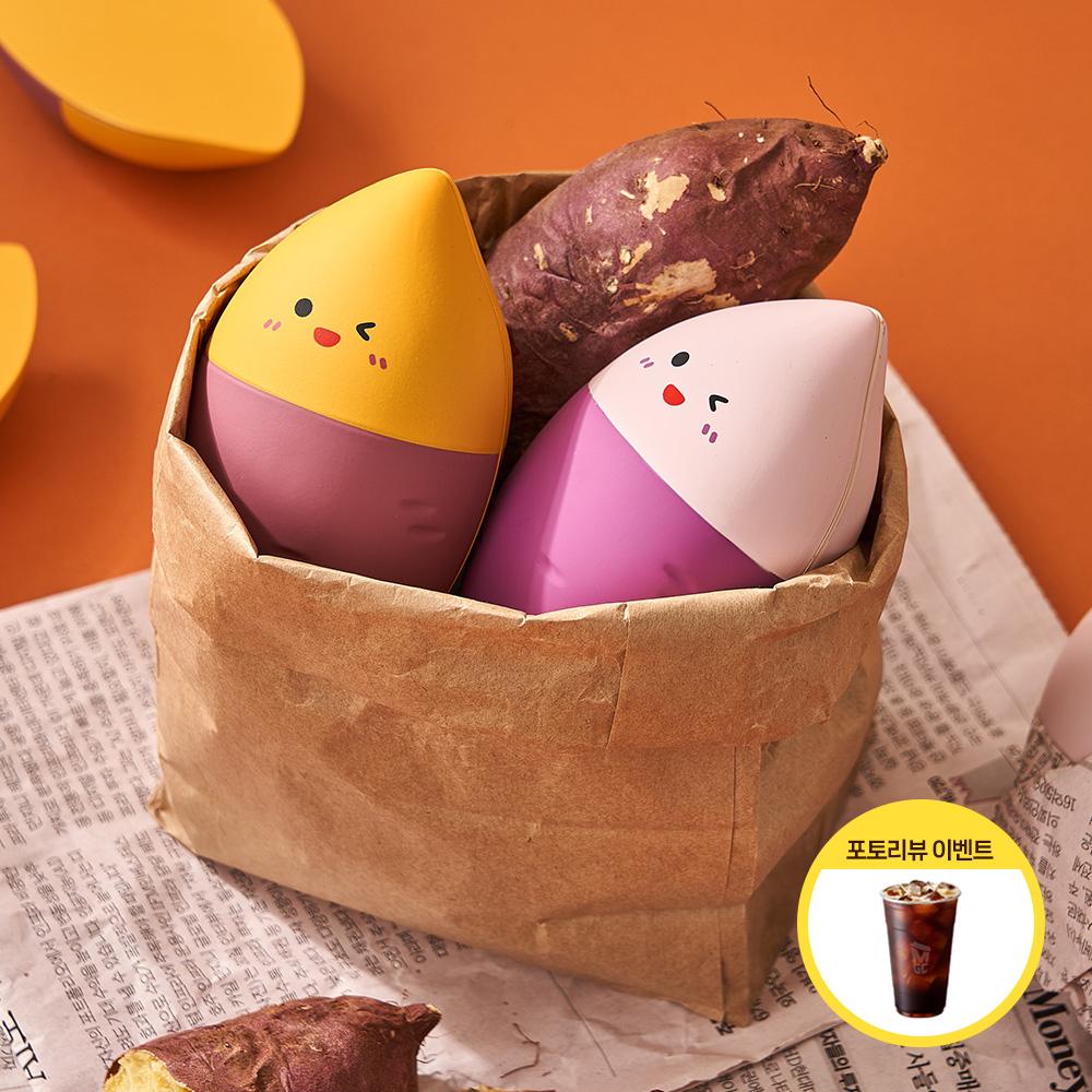 단미 고구마 듀얼 손난로 휴대용 보조배터리 전기 핫팩 충전식 주머니 난로