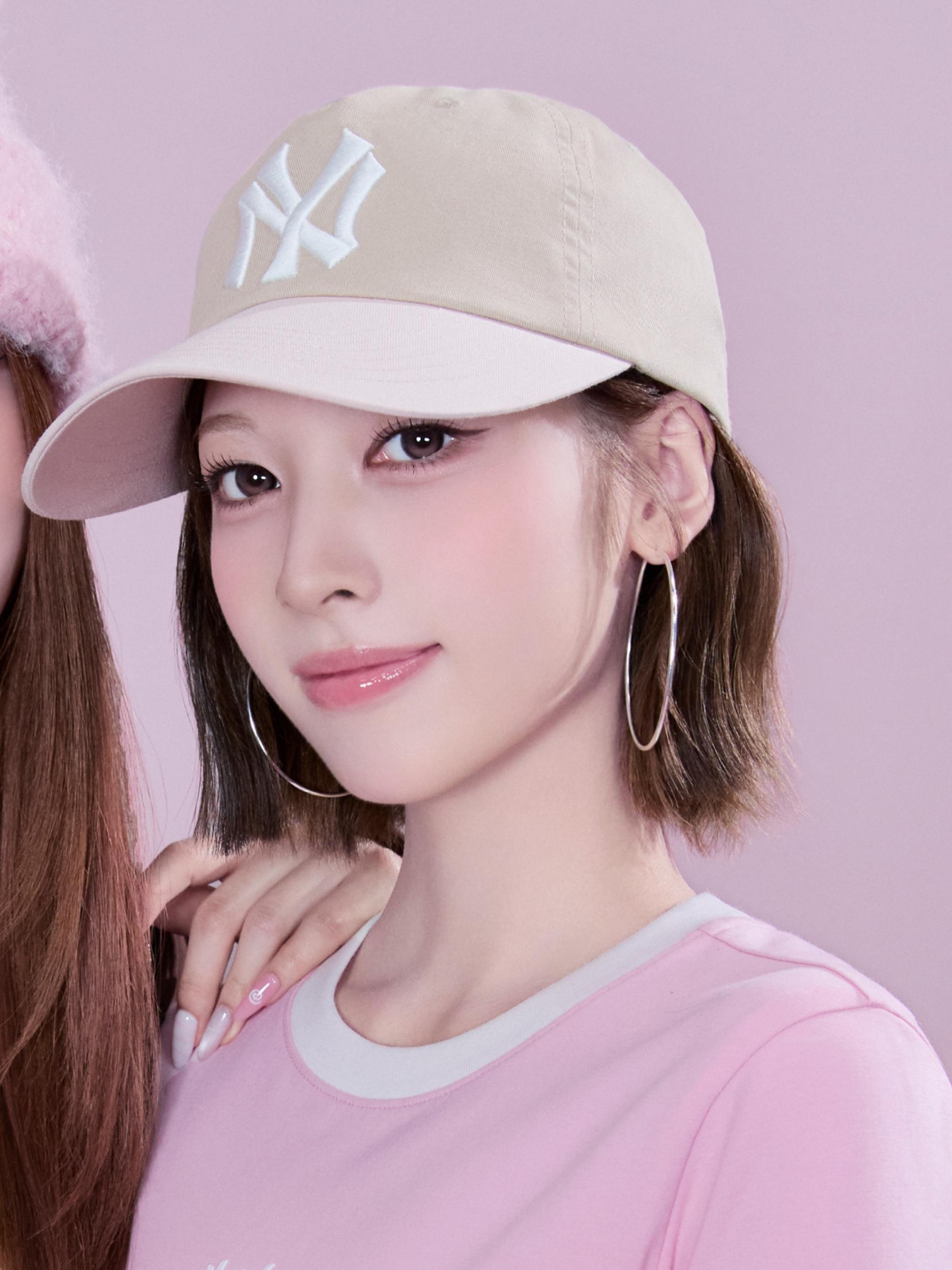Q핏 배색 언스트럭쳐 볼캡 뉴욕양키스
